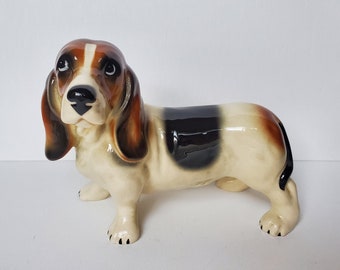 ヴィンテージのバセットハウンドの置物 - Etsy 日本