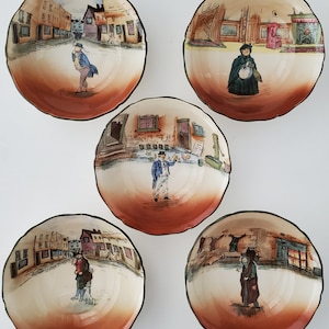 Set of 5 Royal Doulton Dickensware Bowls