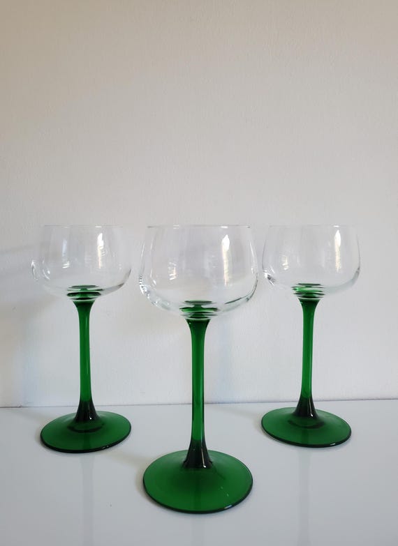 カラフルワイングラス3個セット ショットグラス 紫 3個 アンティーク