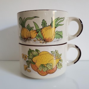 Charming 1970s soup bowls (individually sold)
