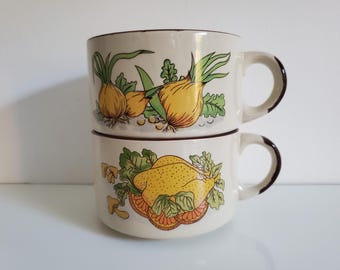 Charming 1970s soup bowls (individually sold)