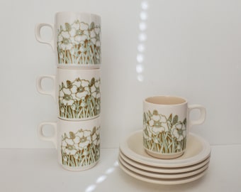 Hornsea Bronte Storage Jars, Cannisters, Vintage Hornsea Pottery