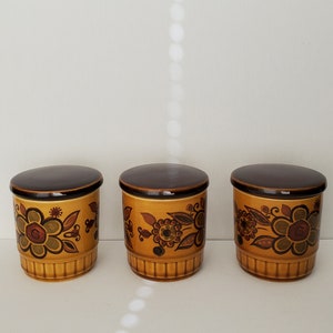 Three Vintage Spice Jars, &quot;Pallissey Sierra&quot;