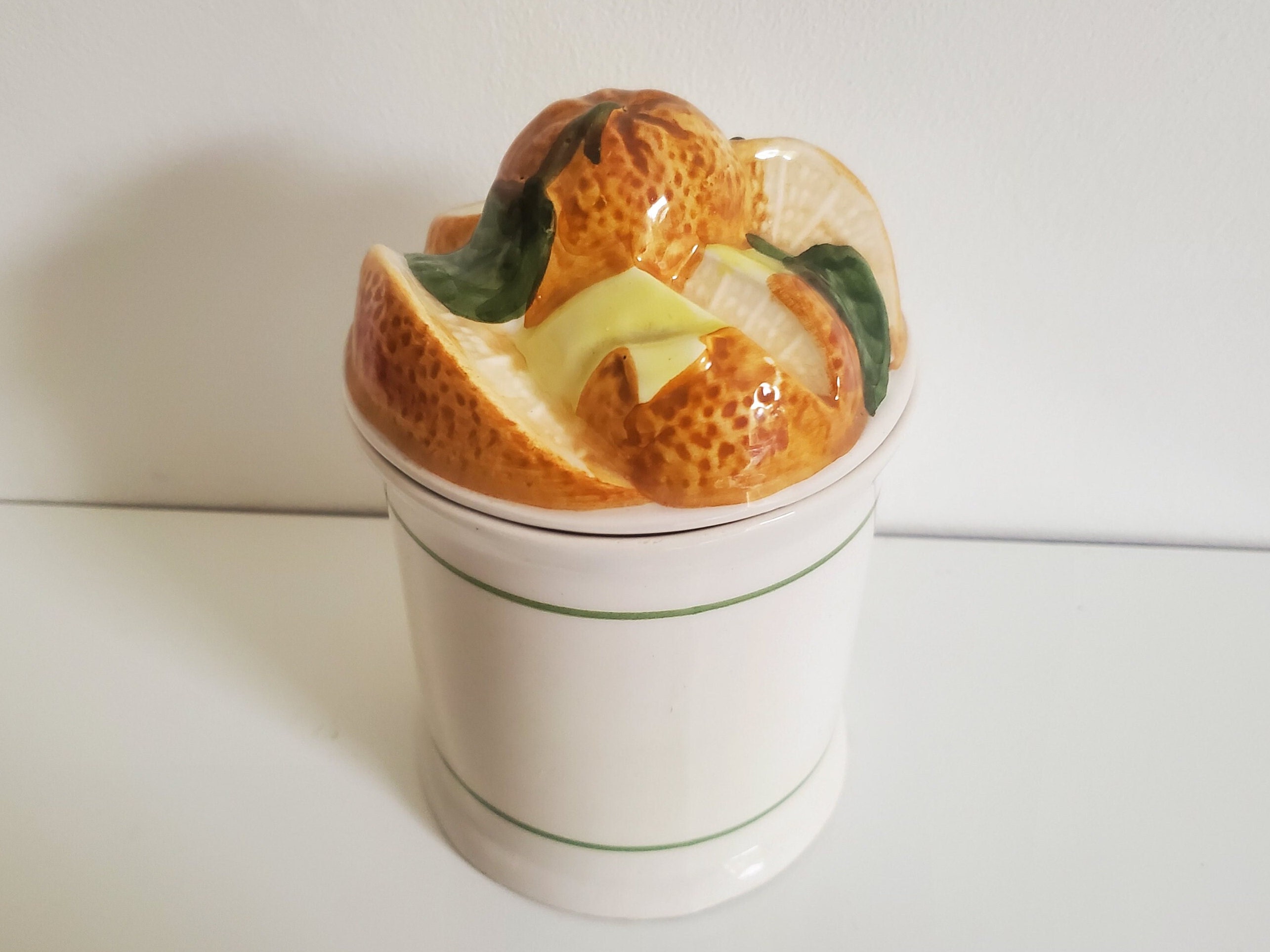 Orange Lemon Lime Motif Storage Jar - Etsy