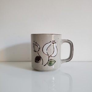 Vintage Otagiri Flower Motif Mug