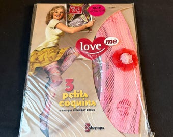 Set di 3 calze vintage Little Naughty Love Me Paris