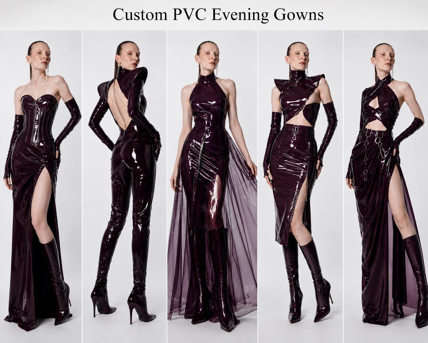 pvc halter neck dress sizing:16.20.4XL