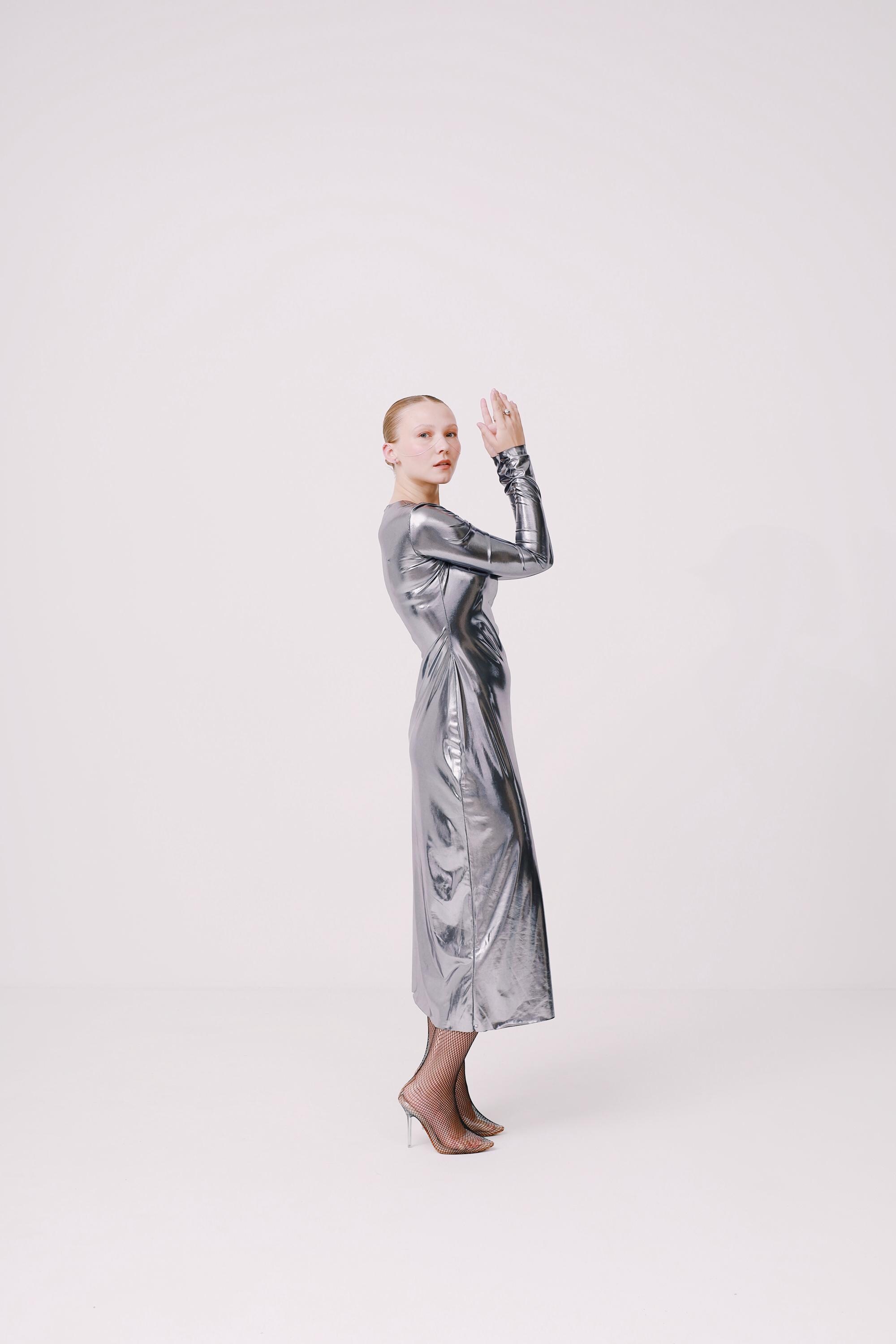 silver bodycon dress long sleeve Amazon.com: Lzyagnd Sexy Silver Metallic Bodycon Dress for Women Long Sleeve High Neck Midi Dresses Bodycon Outfits (Silver, S) : Clothing, Shoes & Jewelry