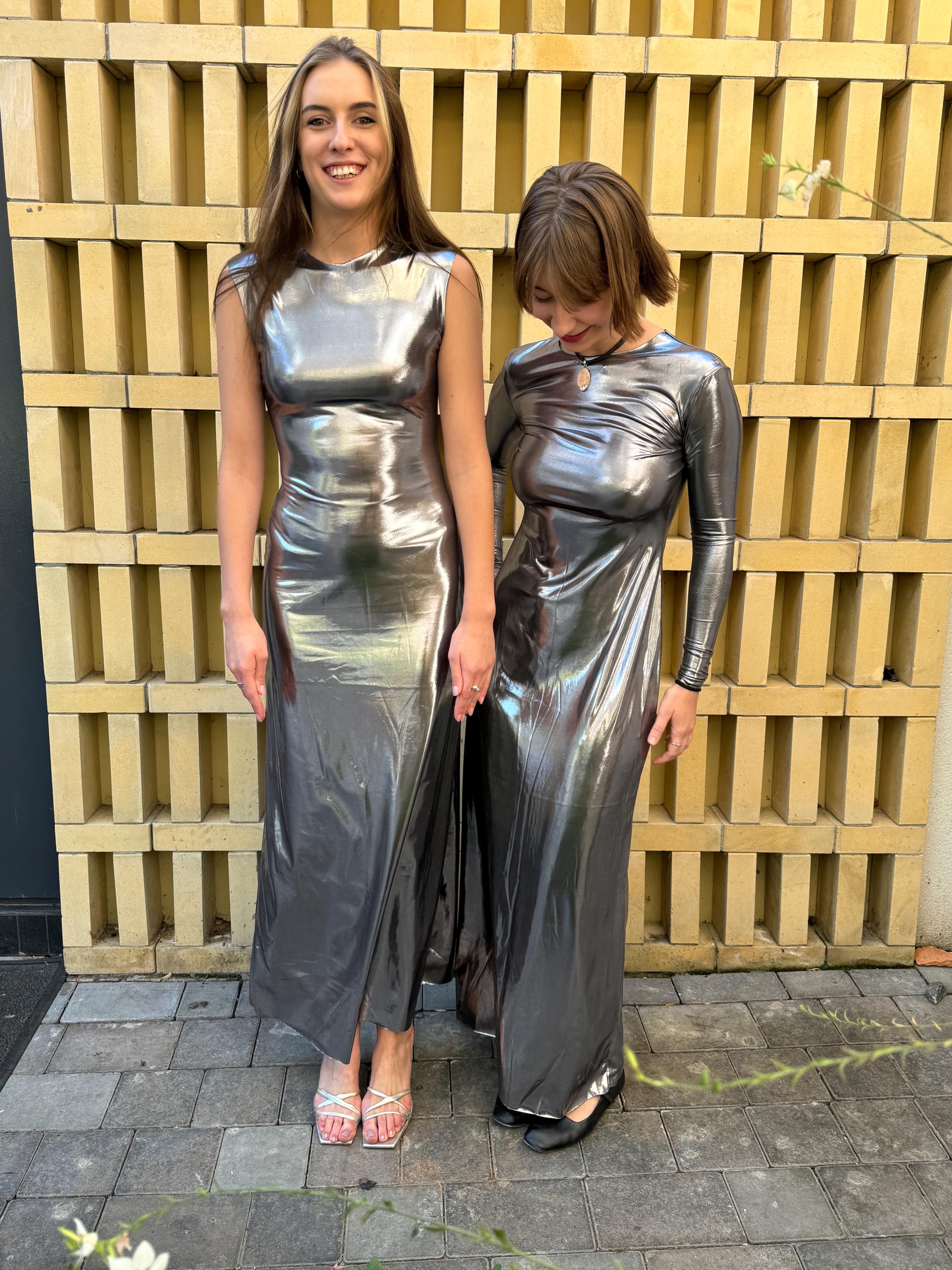 Liquid Silver Dress - Etsy Canada