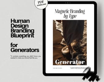 Human Design Branding Guide for Generators, Magnetic Brand Blueprint (PDF)