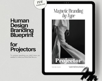Human Design Branding Guide for Projectors, Brand Blueprint (PDF)