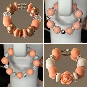 Glazed Donut Matching Stanley Handle Bead Charms - Stanley Charms - Tumbler Handle Charms