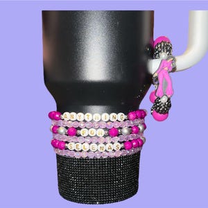 Stanley “Anything for Selenas” Bracelet Stack and Handle Charm