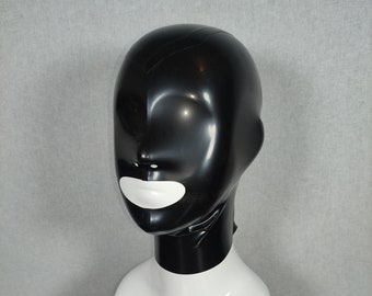 Latex Hood Gimp-masker, verduisterend voor sensorische deprivatie