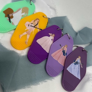 TS Motel Style Keychains – UV DTF Printed