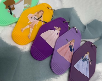 TS Motel Style Keychains – UV DTF Printed