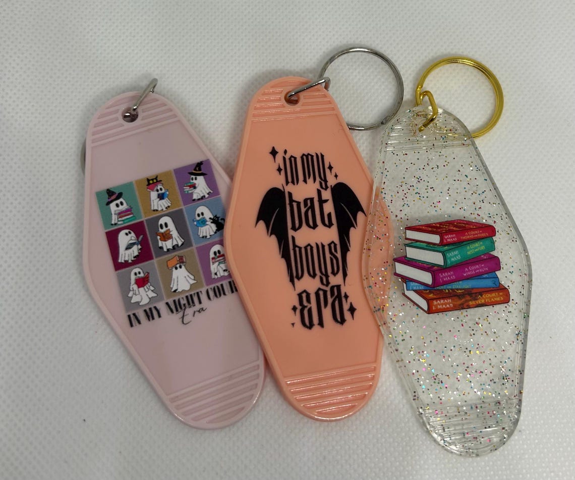 ACOTAR Motel Keychains Night Court Fantasy-inspired Gifts - Etsy