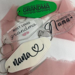 Motel Keychains UV DTF Waterproof Gift Key Tags