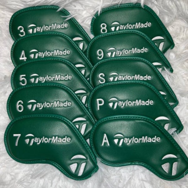 TAYLORMADE Housse de protection de golf magnétique, Housse de protection pour la tête (Real Shot Golf Club Harnais de Pâques Étui de protection Housse en fer unisexe)