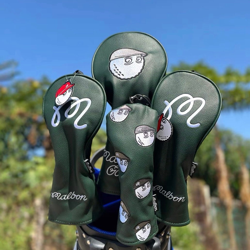 MALBON Golf Club Cover Set, Protective Headgear, Christmas Gift - Etsy