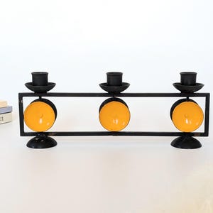 Cast Iron Candelabra | Pop Art | Midcentury Danish