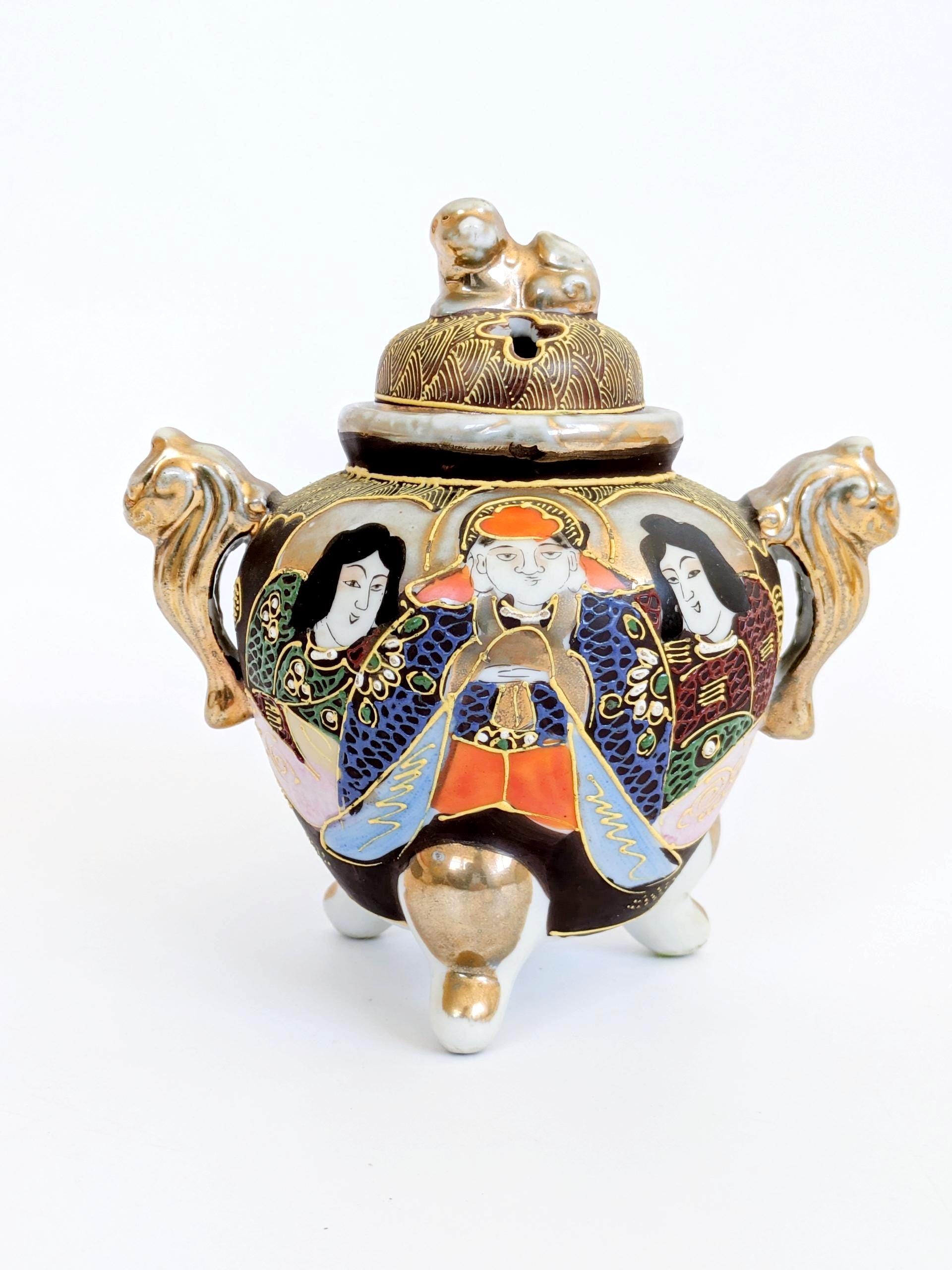Vintage Japanese Incense Burner - Etsy