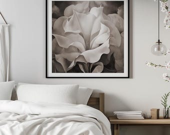 Soft Tone Flower Print, Botanical Wall Art, Earth Tone Decor (Digital Download)