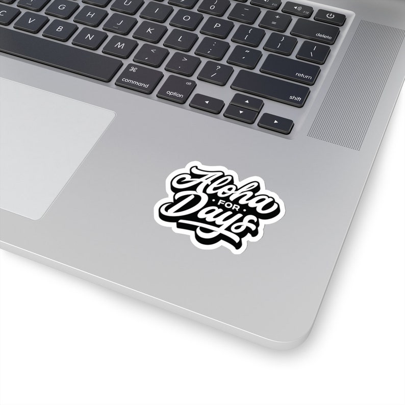Aloha For Days: Ride the Hawaiian Vibes with Custom Kiss-Cut Stickers! image 5
