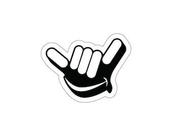 Aloha For Days: Ride the Hawaiian Style Wave with Shaka Kiss-Cut Stickers!