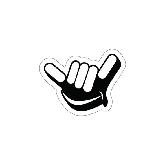 Aloha For Days: Ride the Hawaiian Style Wave with Shaka Kiss-Cut Stickers!