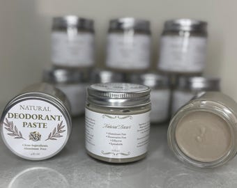 Natural Deodorant Paste, Chemical-Free & Aluminum-Free