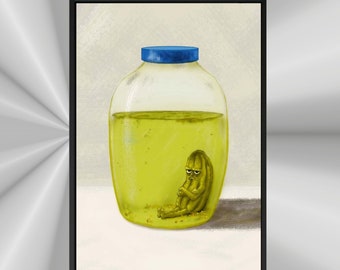 The Last Pickle Signierter Kunstdruck, Leinwand-Kunst - Kunstdrucke, Kunstdrucke, Poster, Home Decor, Rahmen Kunst