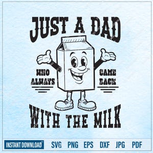 Nur ein Vater, der immer mit der Milch zurück kam