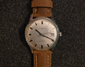 ANKER 58 - Orologio meccanico da uomo degli anni '70 - Orologio meccanico a carica vintage