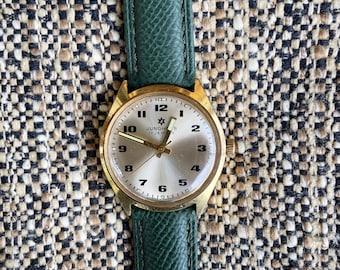 Montre à remontage manuel vintage Junghans 17 Jewels des années 60 avec statut de collectionneur - très bien conservée