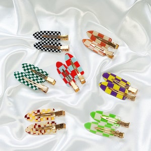 Lattice hair clip, cute hair clip, small hair clip, elegant hair clip, designer hair clip, Korean hair clip, hair accessories