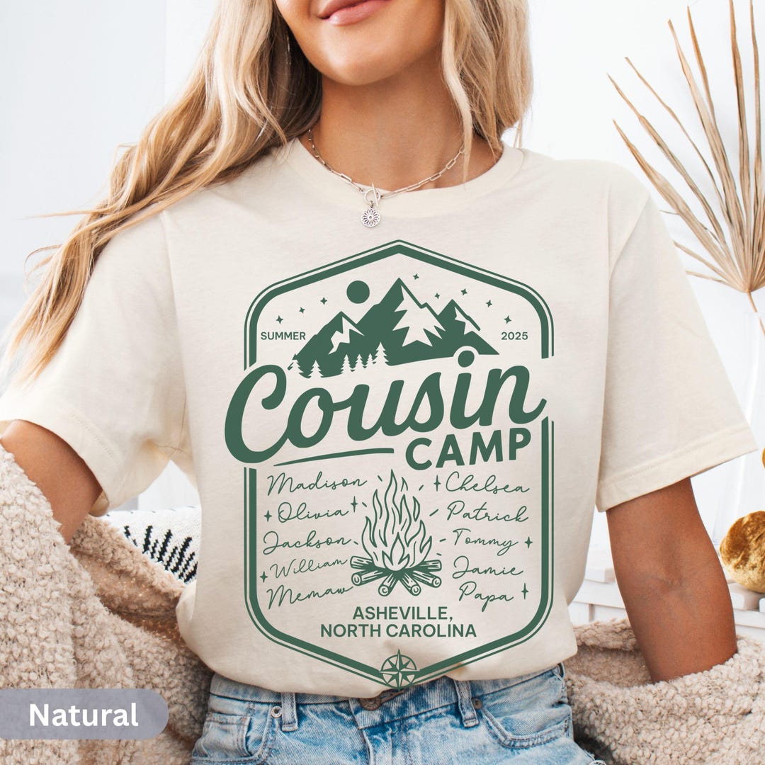 Custom Cousin Camp Shirts Matching Cousin Crew T-shirts Cousin Shirts ...