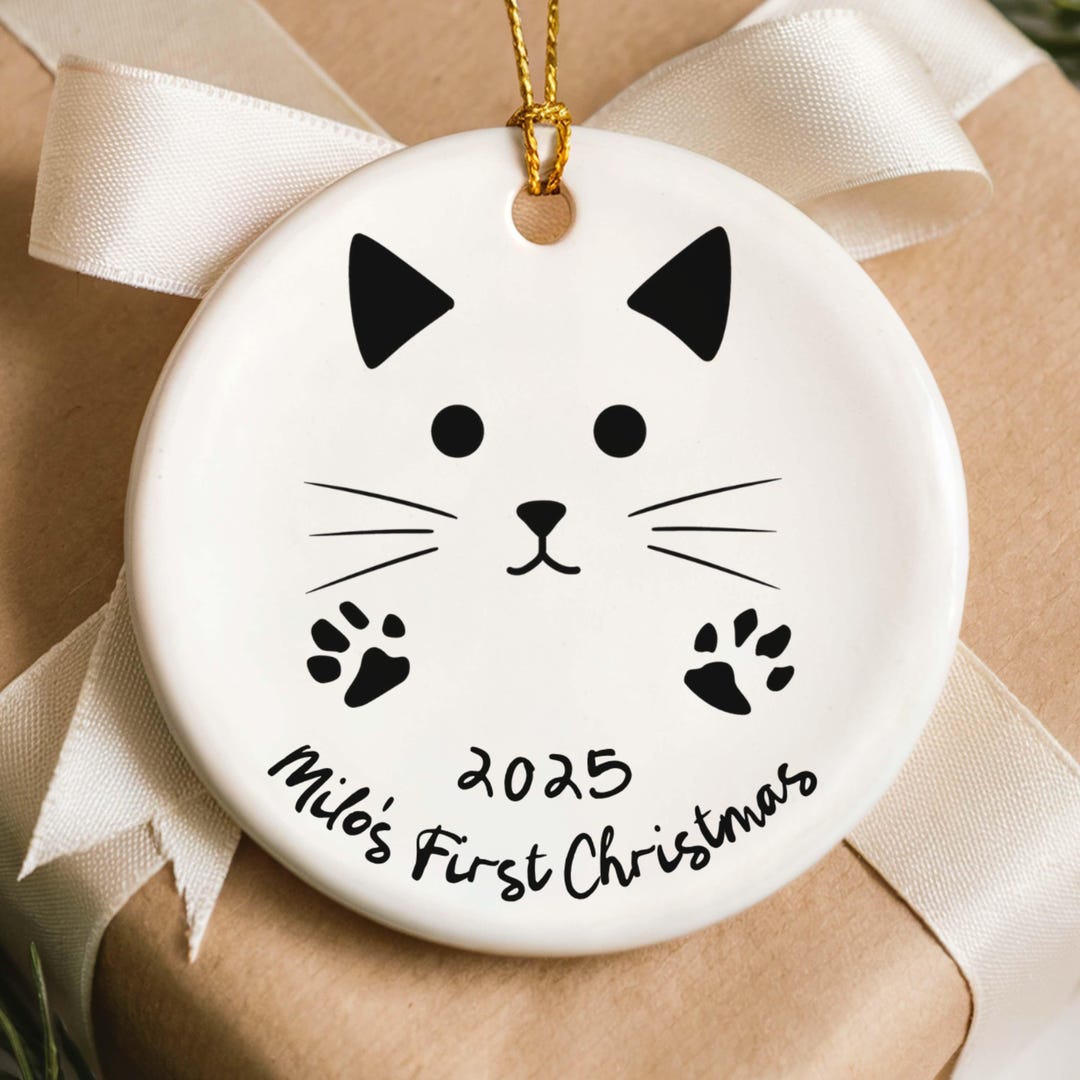 Personalized Pet Ornament, Custom Dog Ornament, Cat Christmas Ornament ...