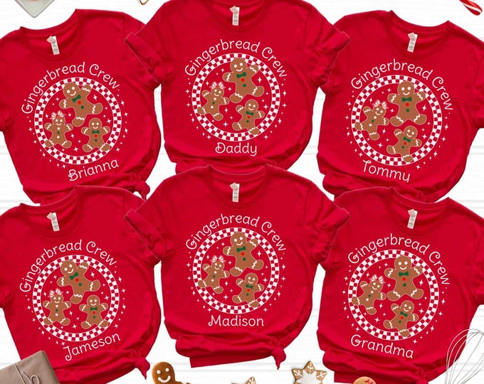 Gingerbread Crew This item is unavailable - Etsy
