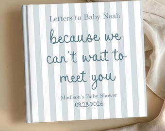 Gepersonaliseerde babyshowerbrieven Gastenboek Babygeheugenboek Brieven aan baby Aangepast erfstuk Babyaandenken Advies en wensen Aanstaande ouders