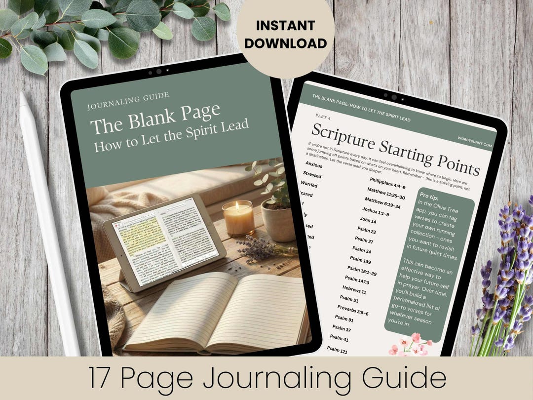 Prayer Journal Guide PDF | Bible Study Printable | Quiet Time ...
