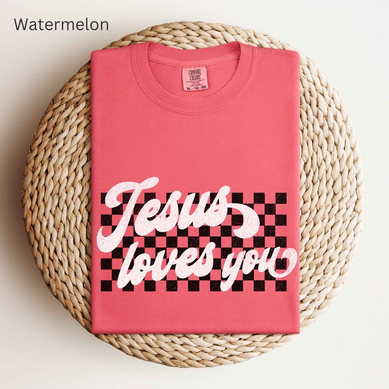 Jesus Loves You Shirt Christian Shirt Christianity Merch Retro Jesus