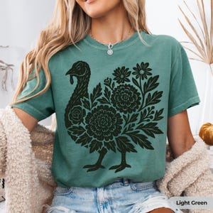 Dark Shirt-Light Green