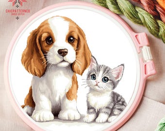 Dog cross stitch pattern, Cross stitch patterns designs, Cross stitch pattern, Easy cross stitch