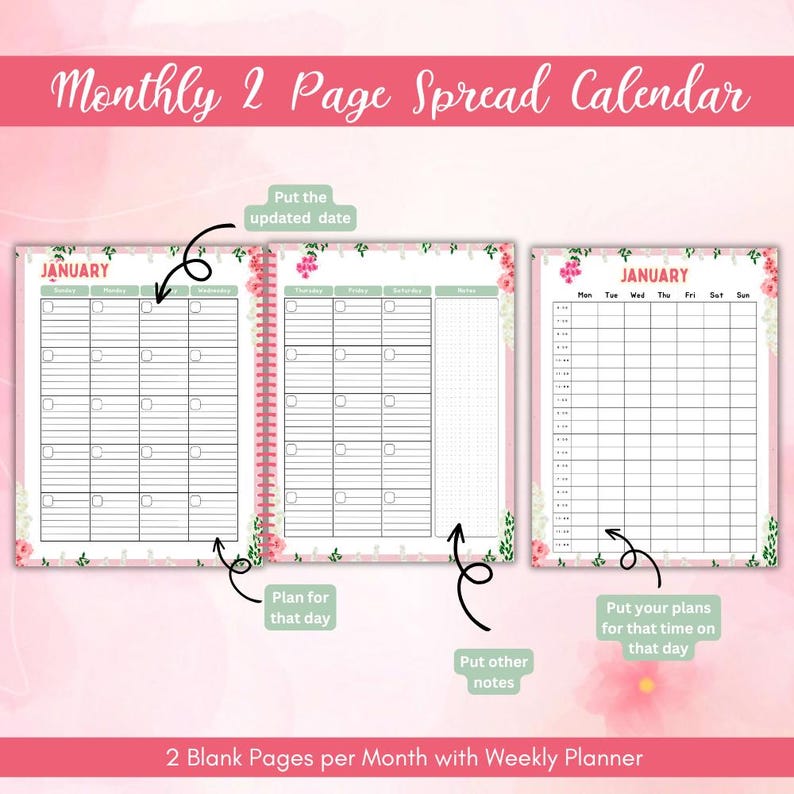 Spring Cleaning Planner Printable Bundle | Cleaning Checklist & Monthly ...