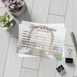 Elegantes Hochzeits- & Verlobungskarten-Set – Strand-Thema mit Blumenaltar | Brautparty Spiel | 6 x 4 Sofortiger digitaler Download