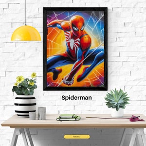 スパイダーマン #アートプリント by テリー＆レイチェル・ダッドソン Amazon.co.jp: アメイジング・スパイダーマン シリーズ