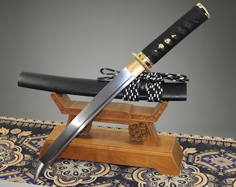 Tanto Sword Damascus Steel Handmade Japanese Samurai Short Katana