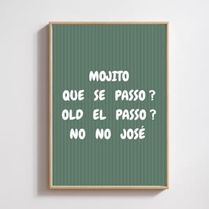 affiche phrase humoristique le flambeau canal+ no no josé
