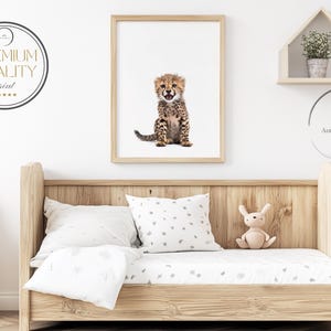 Baby Cheetah Print – Safari Animal Nursery Art (Digital Download)